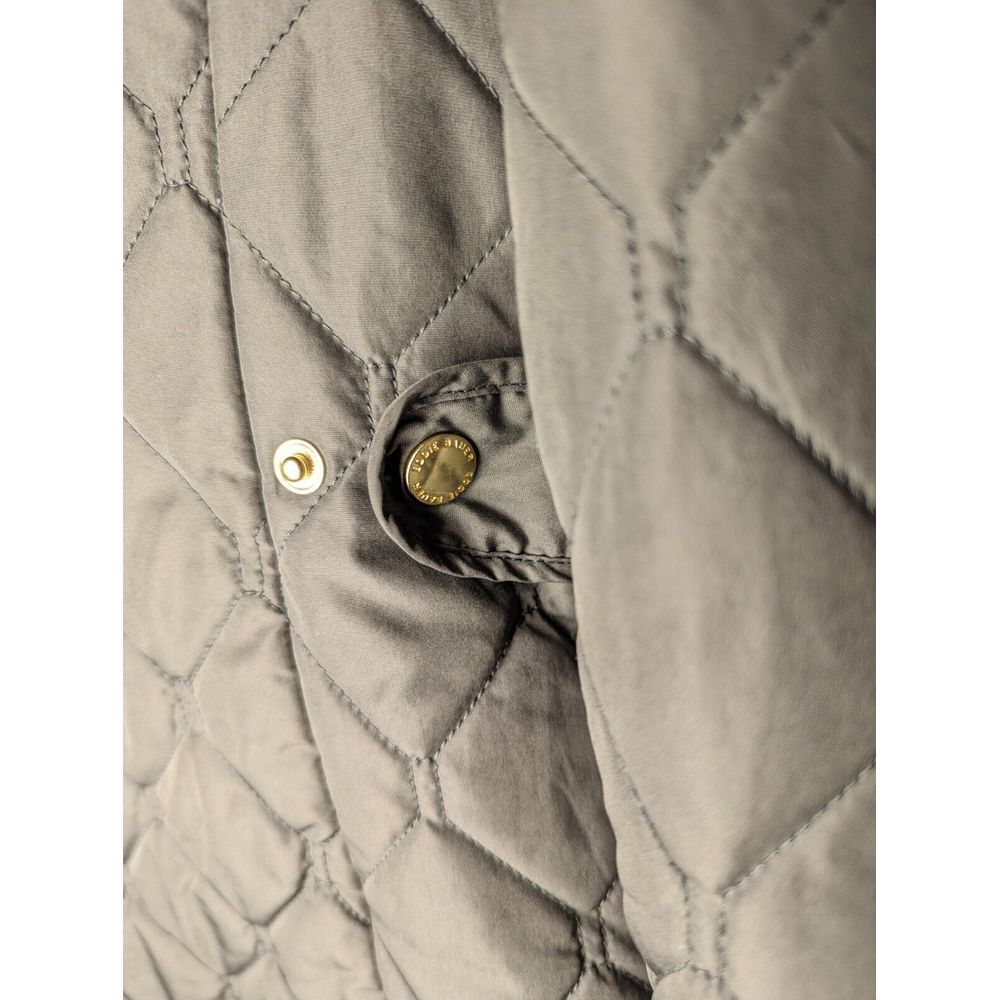 Eddie Bauer Jacket Womens Small Green Puffer Down Quilted Full Zip Up Outdoor - Picture 8 of 8